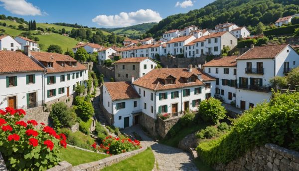 Les superbes villas basques avec vue panoramique