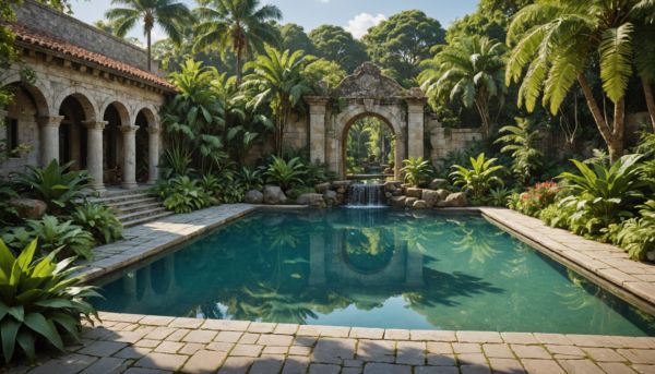 L'oasis de verdure des piscines et jardins secrets